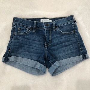 A&F denim shorts